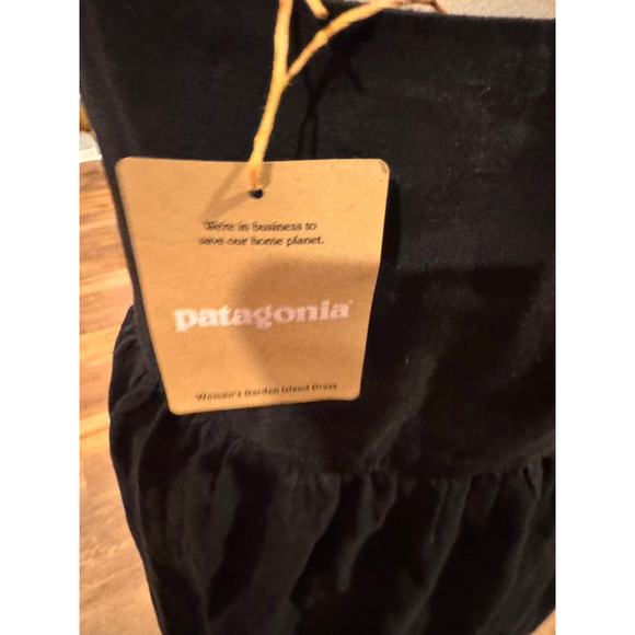 Women's Patagonia Black Garden Island Midi Dress S - Picture 3 of 4